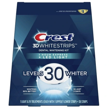 Crest 3D White Strips 1 Hour Express LED