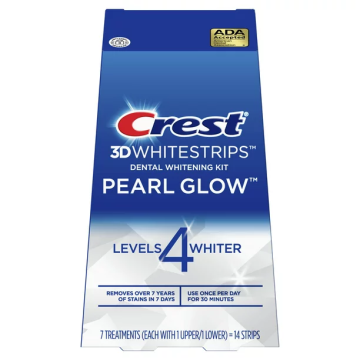 Crest 3D White Strips Pearl Glow